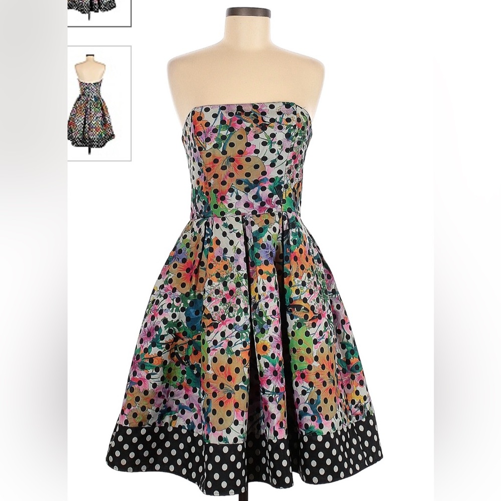 Corey Lynn Calter Strapless Midi Dress